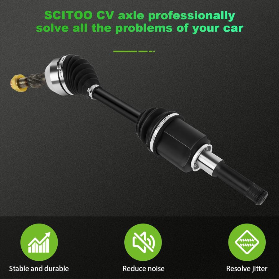 【並行輸入品】 SCITOO CV Axle Shaft Assembly Front Left Fit 2010 2017 for Chevrの画像