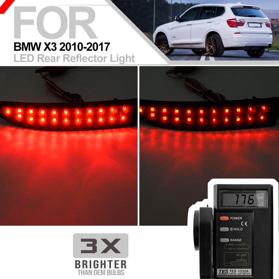 LED BM'W X3 Rear Reflector Light for 2010 2011 2012 2013 2014 20 並行輸入品の画像