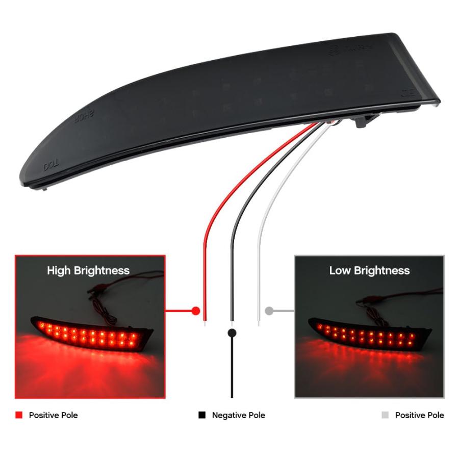 LED BM'W X3 Rear Reflector Light for 2010 2011 2012 2013 2014 20 並行輸入品の画像