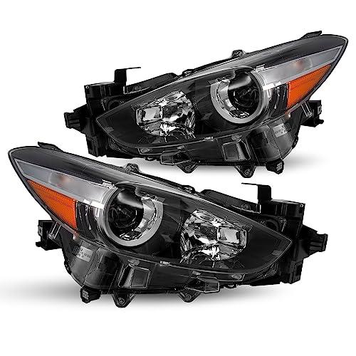 JSBOYAT Headlight Assembly Replacement for 2017 2018 Mazda 3 Sed 並行輸入品_1