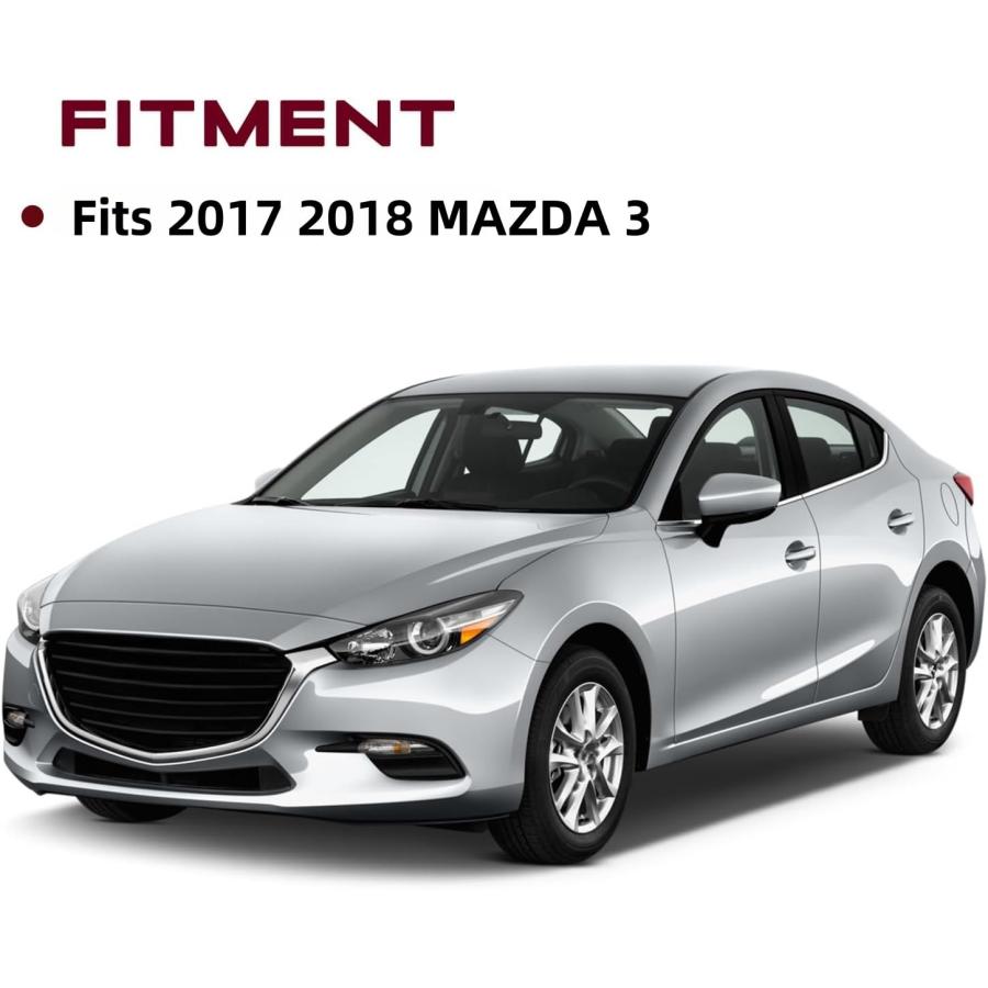 JSBOYAT Headlight Assembly Replacement for 2017 2018 Mazda 3 Sed 並行輸入品_9