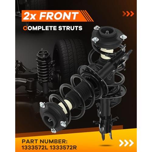 OCPTY Front Complete Struts Spring Assembly Shocks Struts Fits f 並行輸入品_4