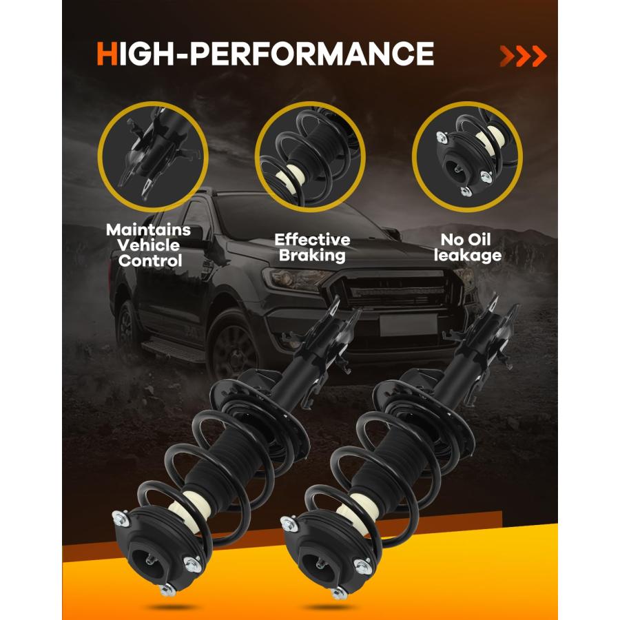 OCPTY Front Complete Struts Spring Assembly Shocks Struts Fits f 並行輸入品_9