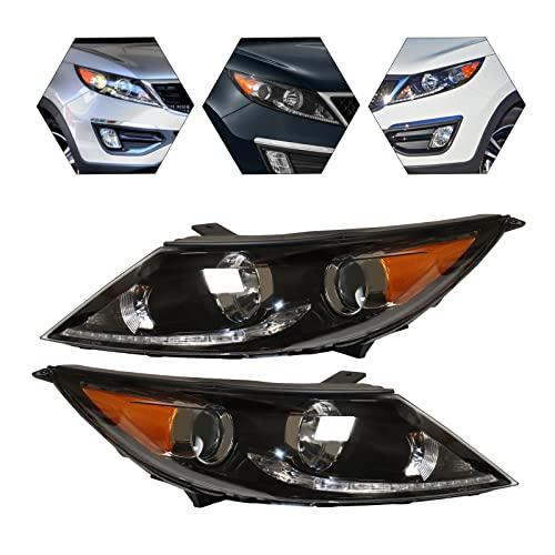 awolsrgiop Headlight Headlamp Fit 2013 2016 For Kia Sportage 921 並行輸入品_7