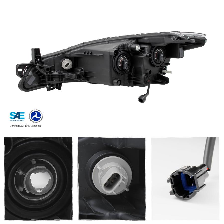【並行輸入品】 AKKON   Fit 2021 2024 Nissan Kicks 21 24 [Halogen Type] Headlighの画像