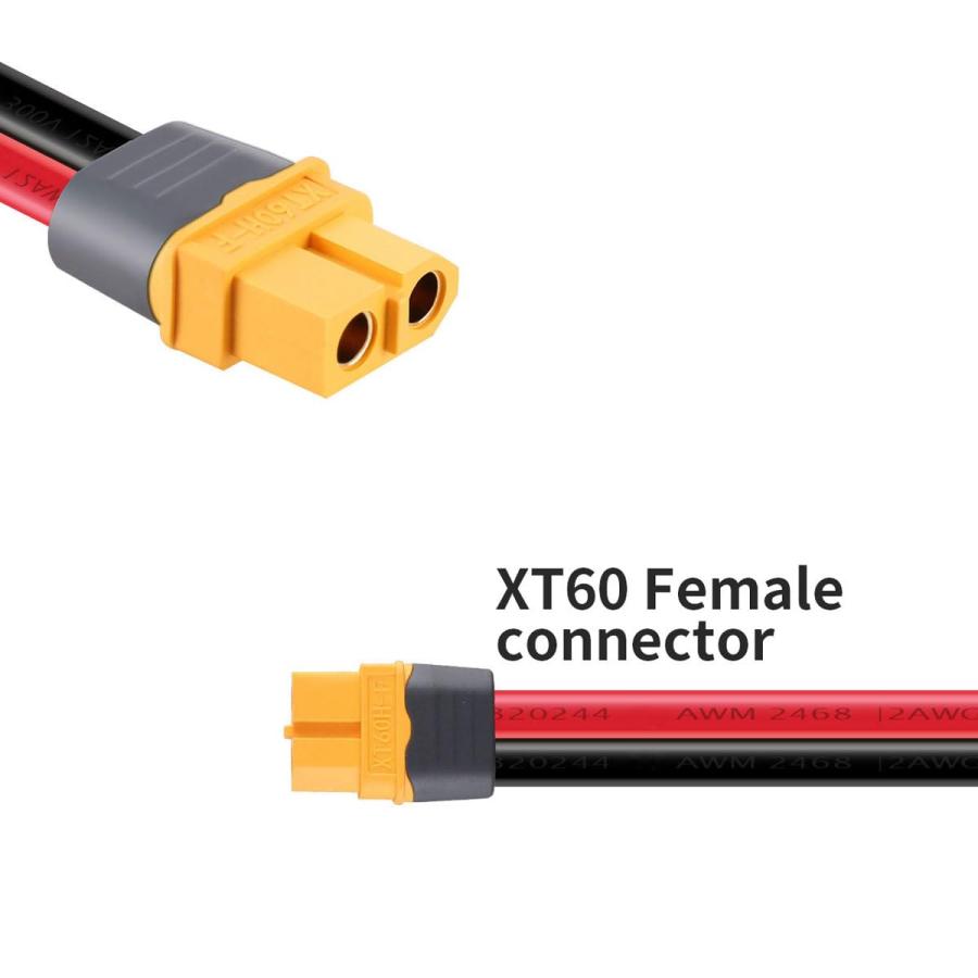 ZkeeShop XT60 アダプター延長ケーブル ソーラーコネクタ 10AWG