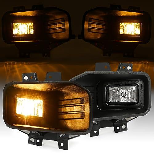 HECASA フォグライト ペア 2018 2020 フォード F150 F 150 交換用 FO2593246 FO259224 並行輸入品の画像
