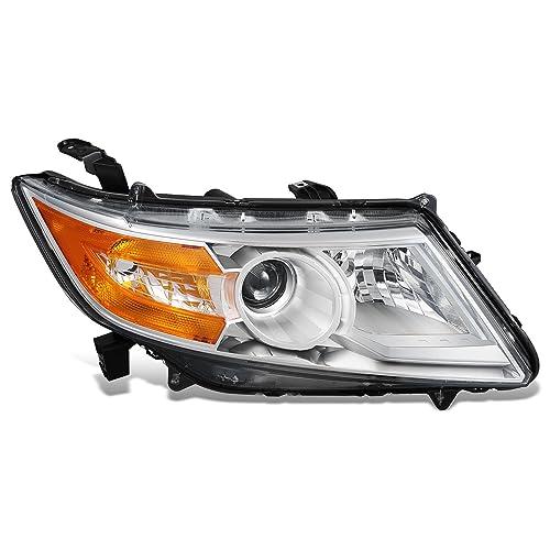 【並行輸入品】DNA MOTORING Right OEスタイル プロジェクターヘッドライト 11 13 ホンダ オデッセイ対応 クローム/クリの画像