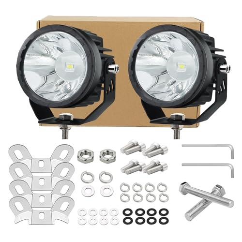 UFsenten Round Led Pod Lights White led Driving Lights 2Pcs 3.5\" 並行輸入品の画像