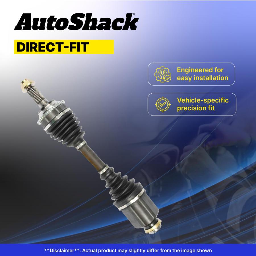 【並行輸入品】AutoShack フロントCVアクスルドライブシャフトアセンブリドライバーと助手席側交換2個組 ホンダ オデッセイ 3.5L Vの画像