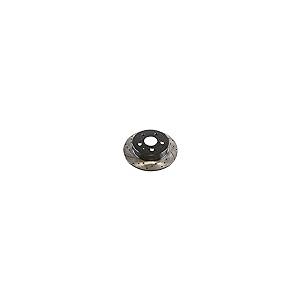 AutoShack Pair of 2 Rear Drilled Slotted Brake Rotors Black Driv 並行輸入品の画像
