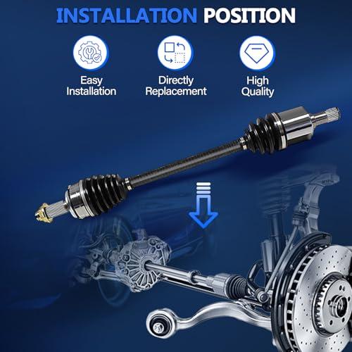 Maxfavor CV Axles Front Left FWD Replacement for Honda Odyssey 2 並行輸入品の画像