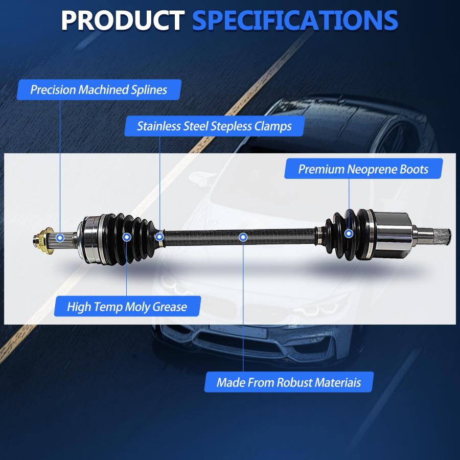 Maxfavor CV Axles Front Left FWD Replacement for Honda Odyssey 2 並行輸入品の画像
