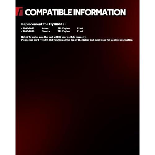 【並行輸入品】Torchbeam フロントストラット 交換用 Azera 2006 2011 ソナタ 2006 2010 172281 ストラッ_4