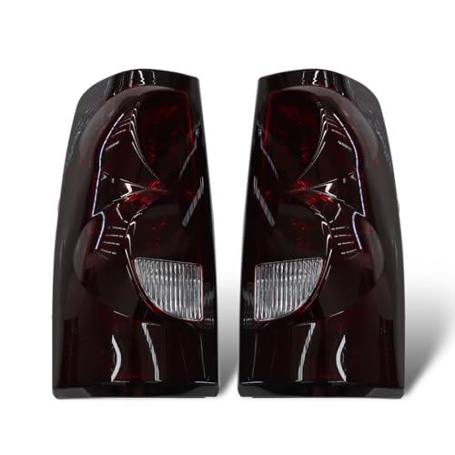 Nakkaa テールライト ブレーキランプ 2個 スモーク 左右 シルバラード ピックアップ 2003 2006 GM280017 並行輸入品の画像