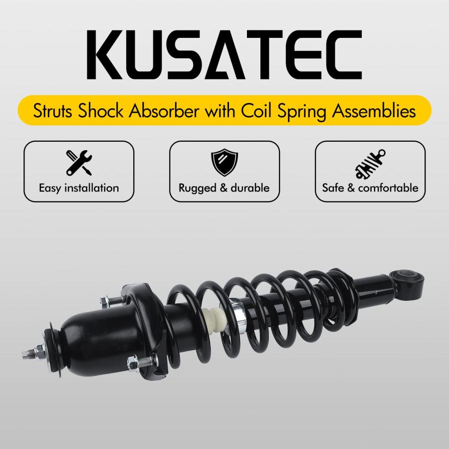 KUSATEC リアペア コンプリートストラット ショックアブソーバー トヨタカローラマトリックス ポンティアックバイブ 2003 並行輸入品の画像