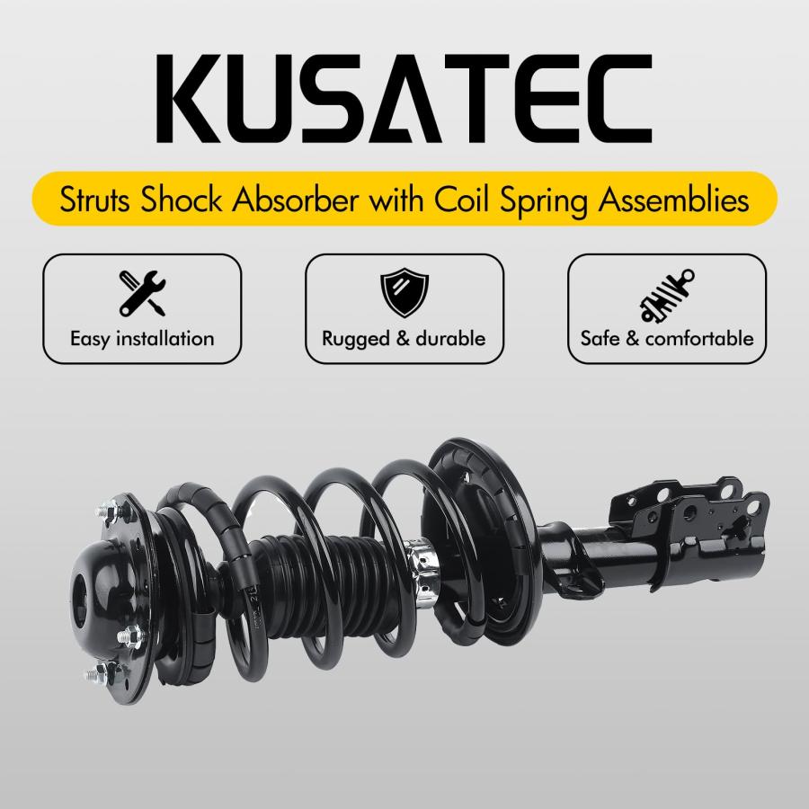 【並行輸入品】KUSATEC フロントペア コンプリートストラット ショックアブソーバー 2005 2011 シボレー コバルト HHR 200の画像