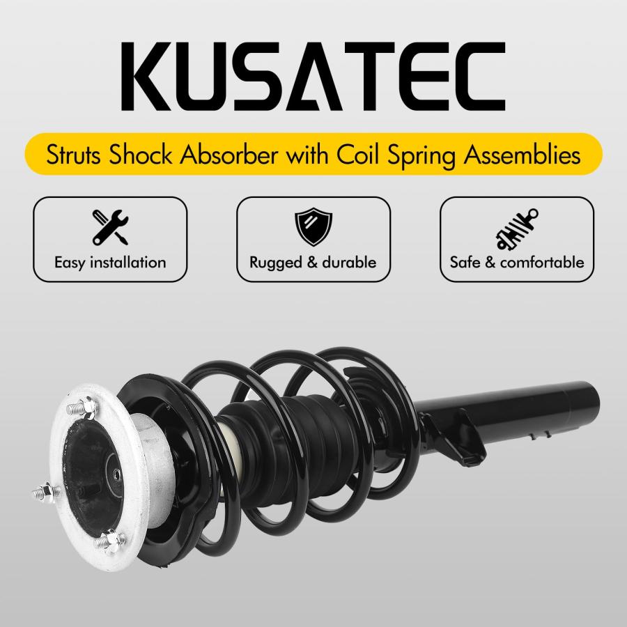 KUSATEC フロントペア コンプリートストラット ショックアブソーバー 2006 2013 BMW 128i 135i 135 並行輸入品の画像