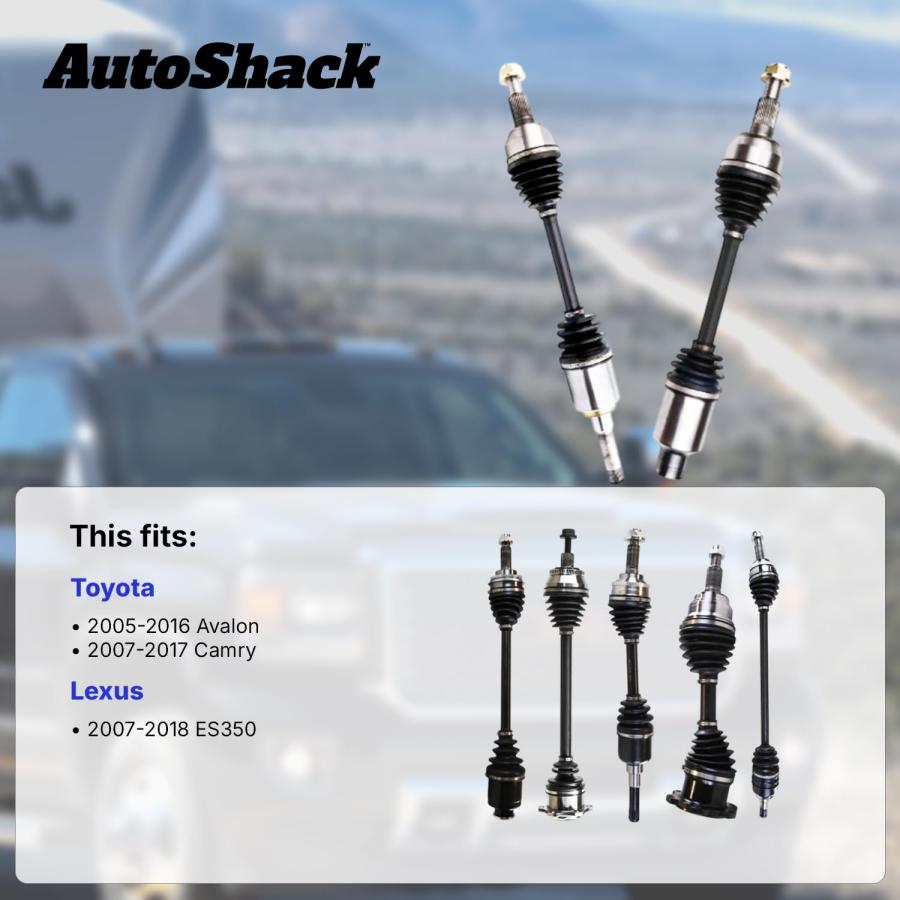 【並行輸入品】AutoShack DSK1079974 フロントCVアクスルドライブシャフト ネオプレンブーツ 2足組 交換用 2007 201の画像