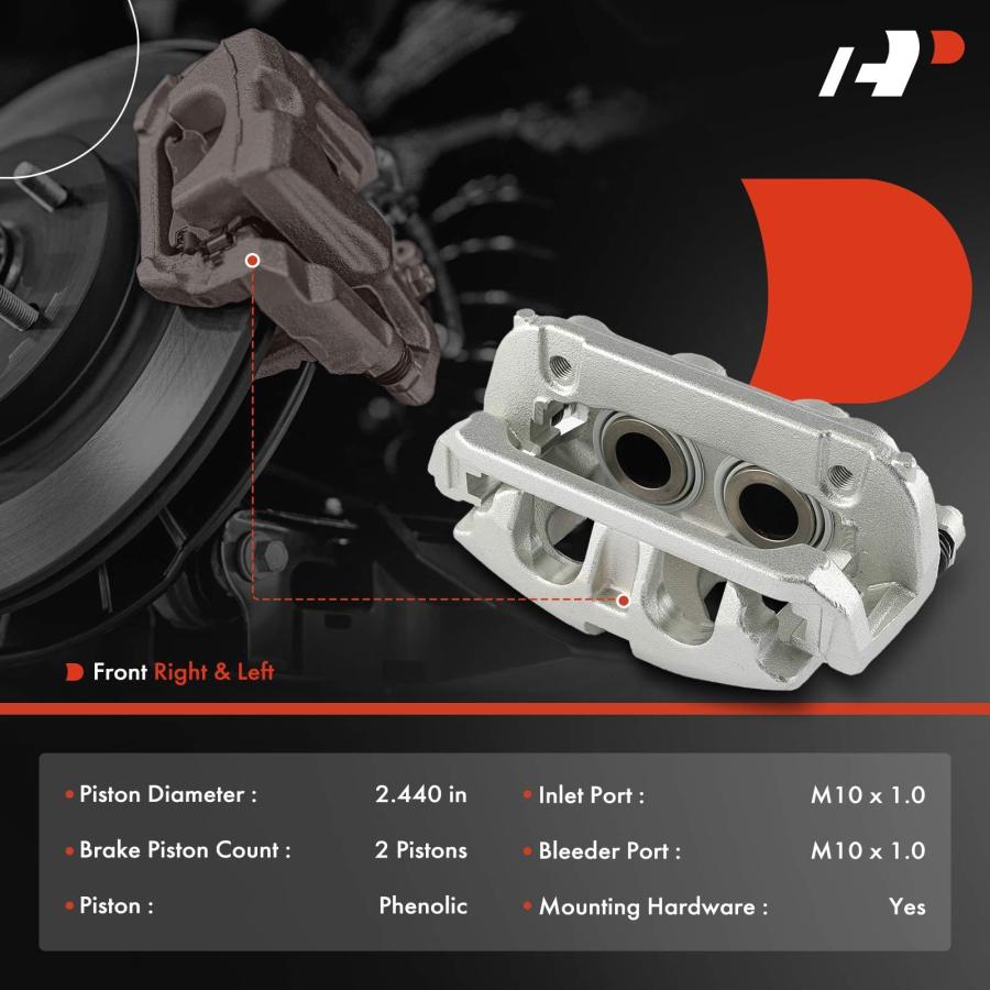 【並行輸入品】 A Premium Disc Brake Caliper Assembly with Bracket Compatible wi_3