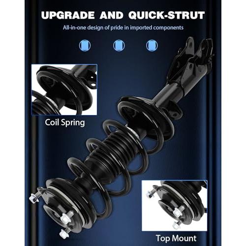 ECCPP Complete Struts Spring Assembly Front Drive and Passenger 並行輸入品_4