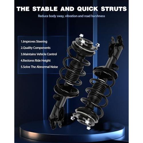 ECCPP Complete Struts Spring Assembly Front Drive and Passenger 並行輸入品_7