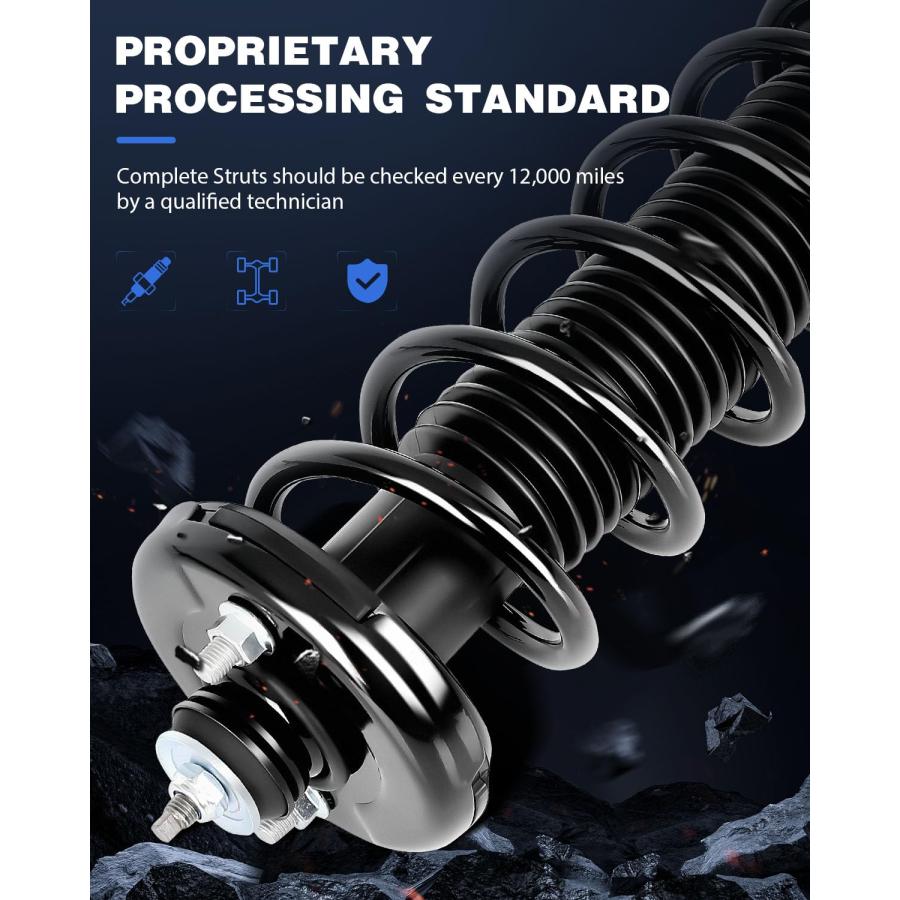 ECCPP Complete Struts Spring Assembly Front Drive and Passenger 並行輸入品_9