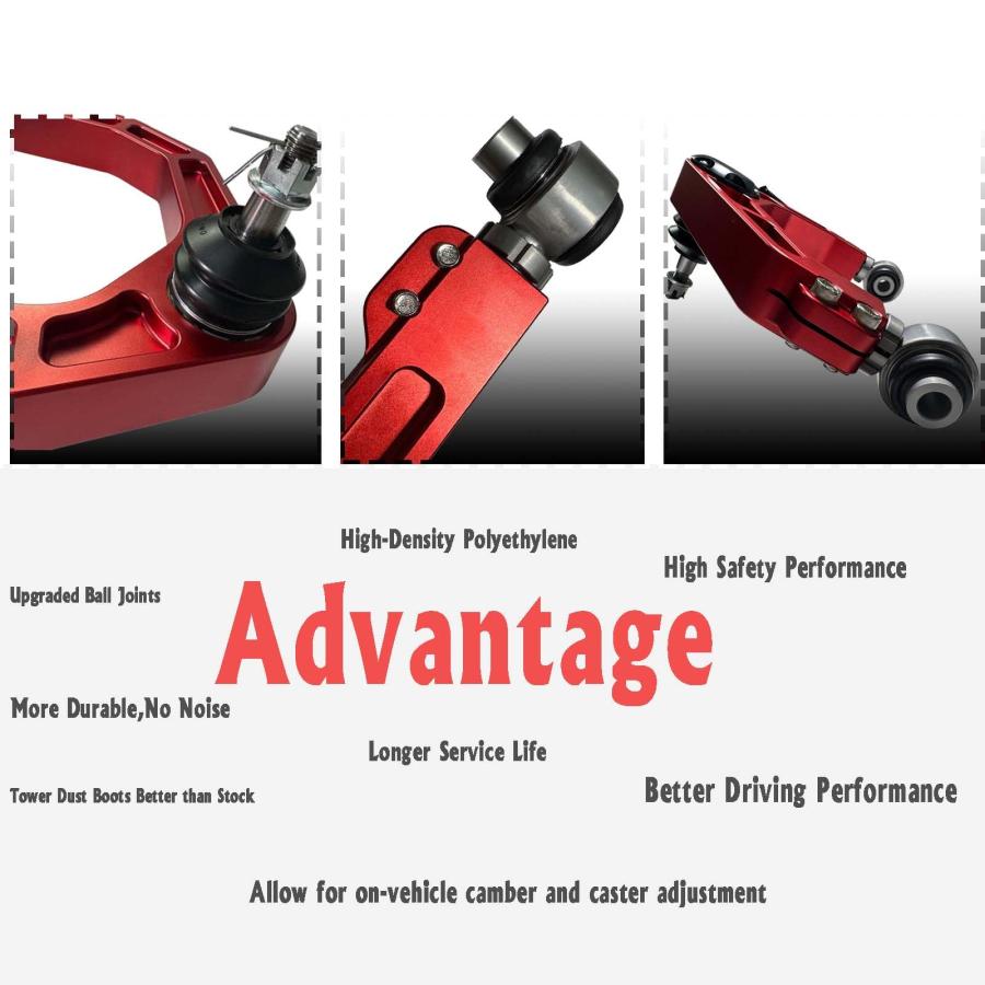 【並行輸入品】 BST BSSP Upgraded Forged Front Upper Control Arms for 2 4" Lift_6
