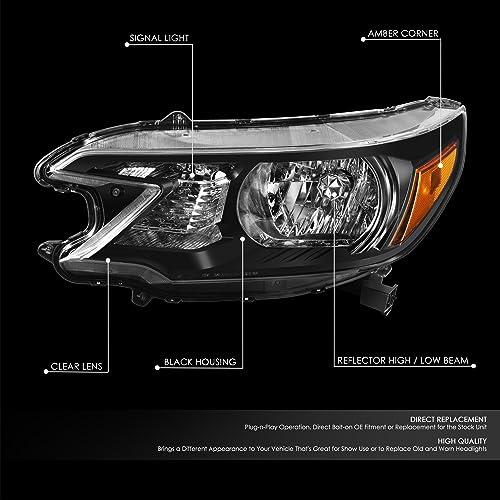 【並行輸入品】DNA MOTORING 左 OEスタイル ヘッドライト 2012 2014 ホンダ CR V OEM HL 0227 L に対応_4