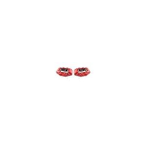 TRQ Front Performance Brake Caliper Set Red Compatible with 2008 並行輸入品の画像