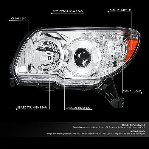 DNA MOTORING 左 OEスタイル プロジェクターヘッドライト 06 09 トヨタ 4Runner SR5/リミテッド対応 並行輸入品_4