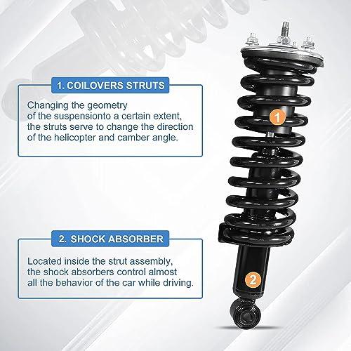 【並行輸入品】 Front and Rear Shock Absorber Struts Complete Assembly for 2005の画像