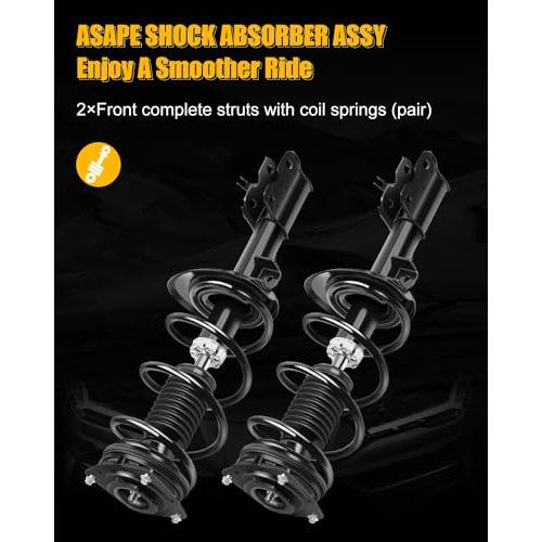 Front Complete Strut Coil and Spring Assembly Fits for 2014 2015 並行輸入品_4