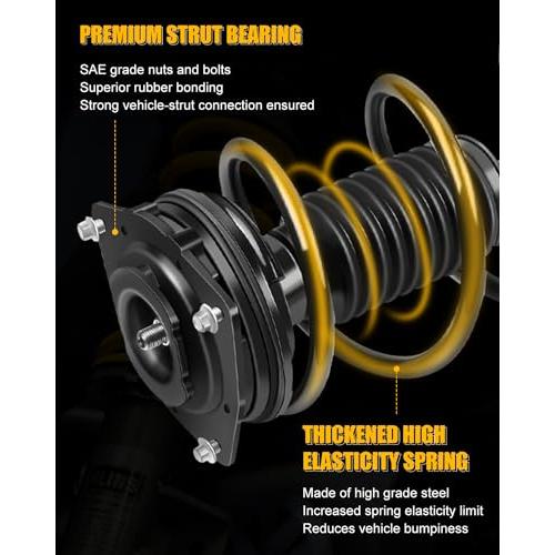 Front Complete Strut Coil and Spring Assembly Fits for 2014 2015 並行輸入品_7