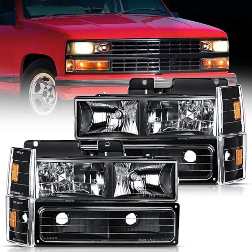 【並行輸入品】 Nilight Headlight Assembly Compatible with 1988 1989 1990 1991 1の画像