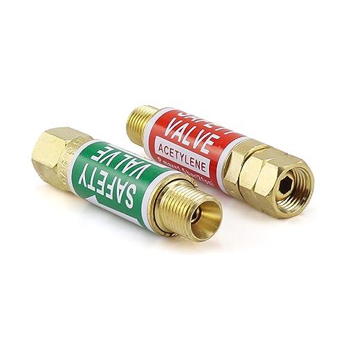 Vaphy 酸素アセチレン フラッシュバックアレスタセット 2セット トーチエンド Vaphy Oxygen Acetylene  並行輸入品｜wid-grab｜08