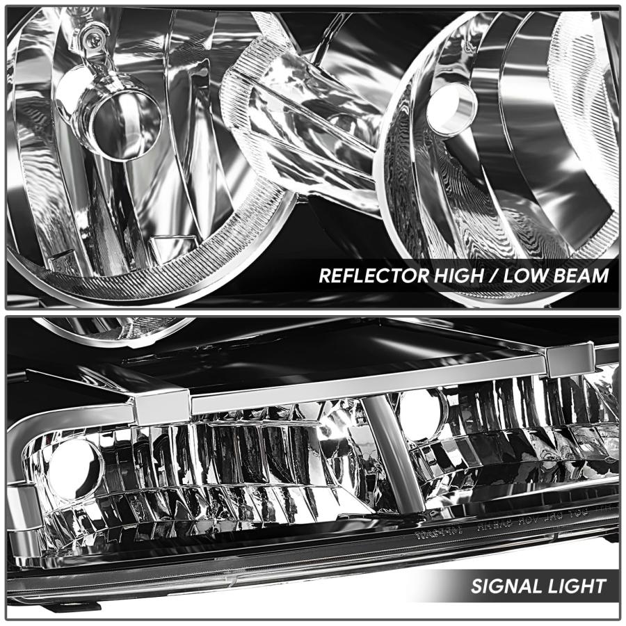 【並行輸入品】DNA MOTORING Right OEスタイルヘッドライト 07 13 Chevy Avalanche、Suburban 25の画像