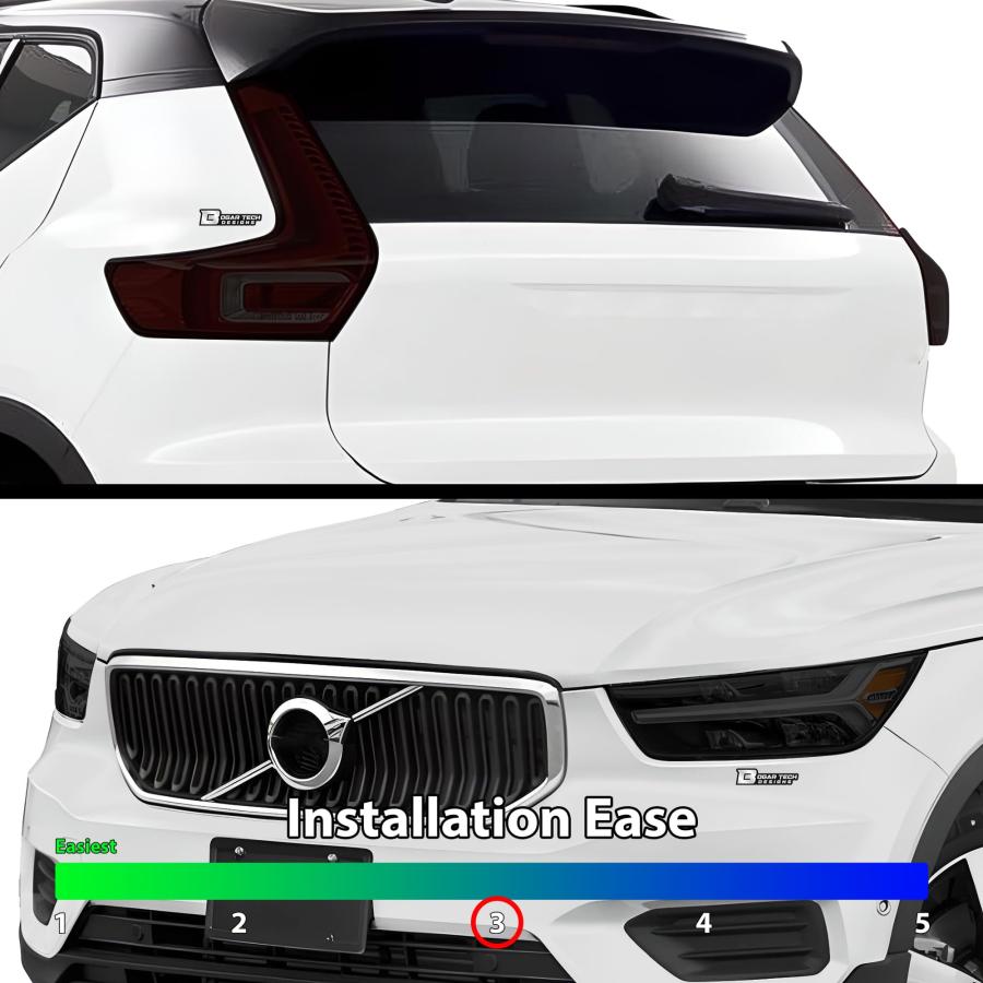 【並行輸入品】BOGAR TECH DESIGNS フルヘッドライトテールライトティントキットカバー Volvo XC40 2019 2022対_3