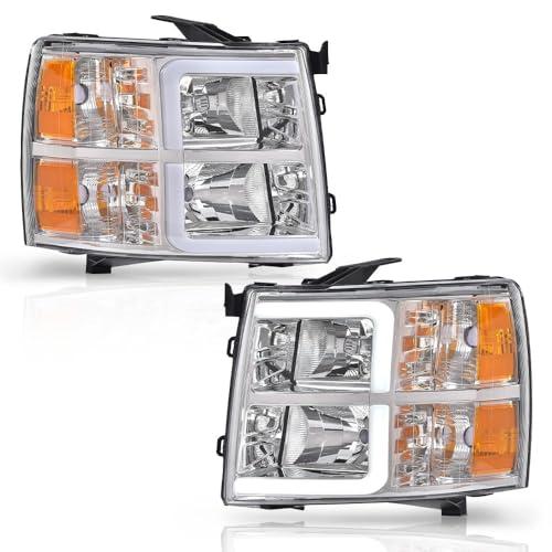 G PLUS LED DRL Tube Projector Headlights W/o Bulbs Compatible wi 並行輸入品の画像