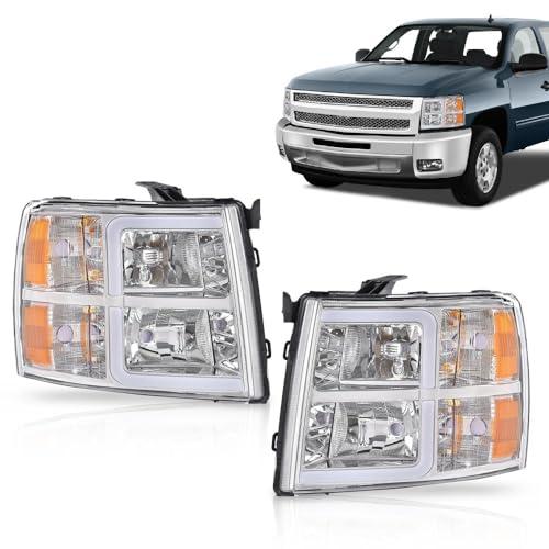 G PLUS LED DRL Tube Projector Headlights W/o Bulbs Compatible wi 並行輸入品の画像