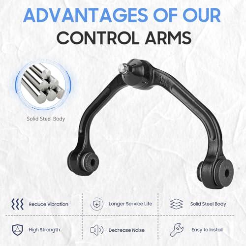 Front Upper Control Arms+Lower Ball Joints Assembly Suspension K 並行輸入品_7