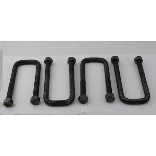 175211 Trailer Steel Ubolts 2\" Square Axle Spring U Bolt 9/16\" X 並行輸入品の画像