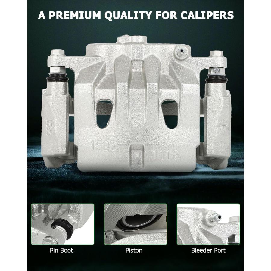 SCITOO Front Left Brake Caliper With Bracket 19B6274 Compatible  並行輸入品の画像