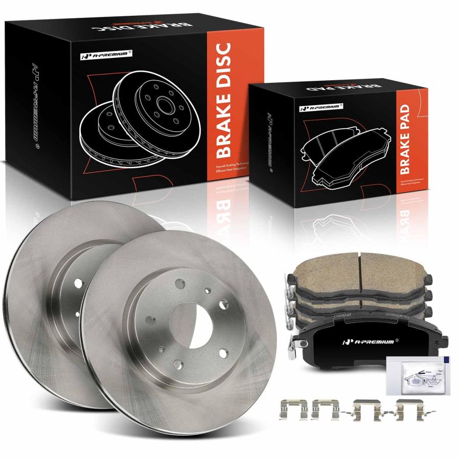 ブランド登録なし - A Premium 11.01 インチ (279.8 粍) Front Vented Disc Brake Rotors + C 並行輸入品