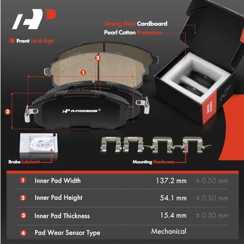 ブランド登録なし - A Premium 11.01 インチ (279.8 粍) Front Vented Disc Brake Rotors + C 並行輸入品