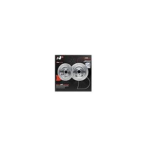 【並行輸入品】 A Premium 12.44 inch (316 mm) Rear Solid Disc Brake Rotors + Cerの画像