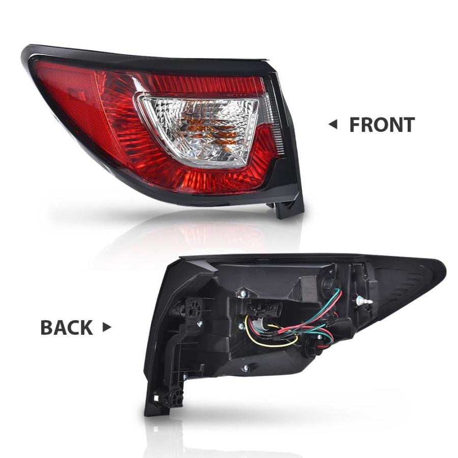 【並行輸入品】 CHEDA Left Tail Light w/Bulb Compatible with Chevy Traverse LTZの画像