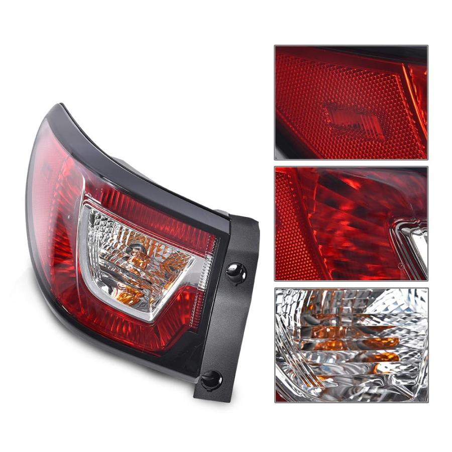 【並行輸入品】 CHEDA Left Tail Light w/Bulb Compatible with Chevy Traverse LTZの画像