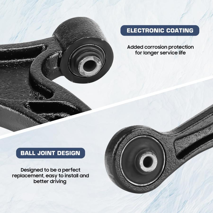 【並行輸入品】 2pc Front Lower Right Left Control Arms Set with Ball Joints Ass