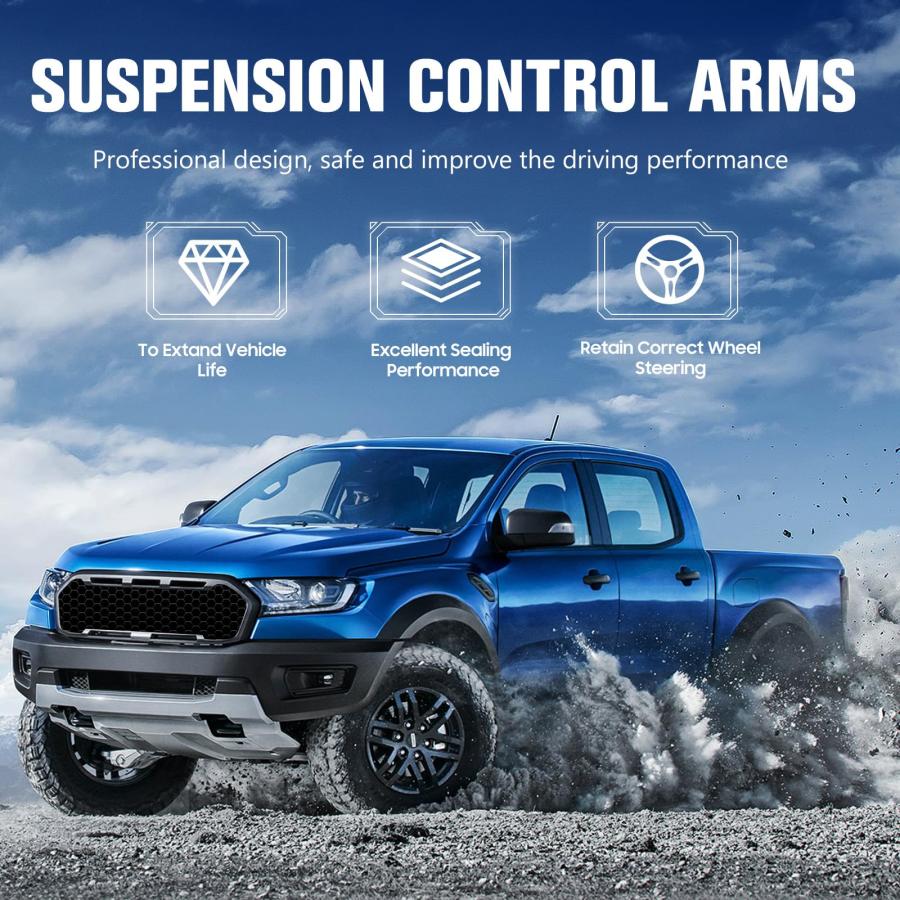 【並行輸入品】 2pc Front Lower Right Left Control Arms Set with Ball Joints Ass